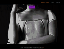 Tablet Screenshot of boundfortrouble.com